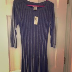 NWT Max Studio Gray Sweater Dress